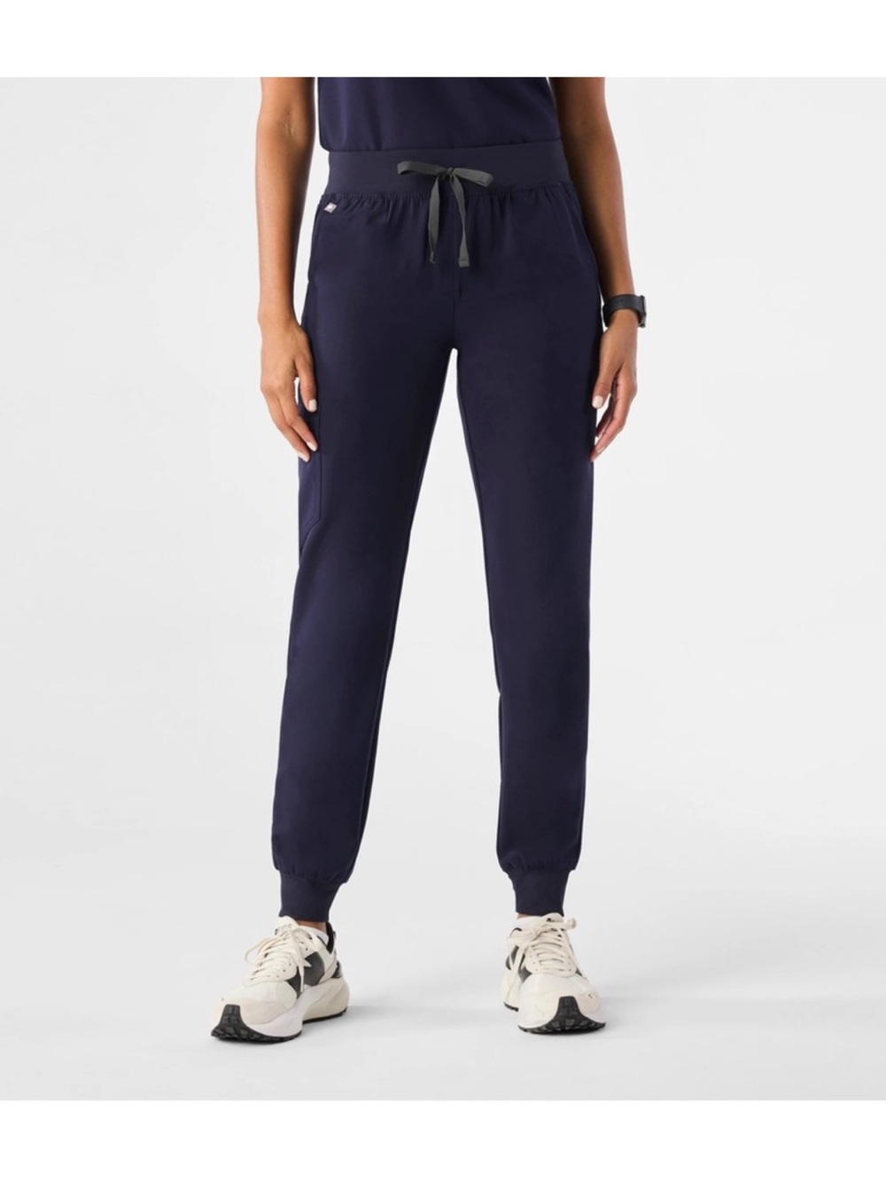 Figs Womens Zamora Jogger Scrubs In Navy